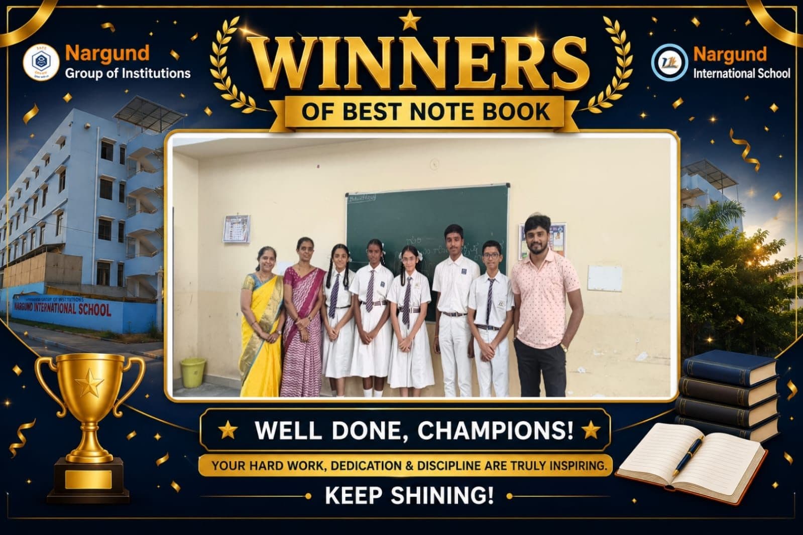 Winners of the best notebook award