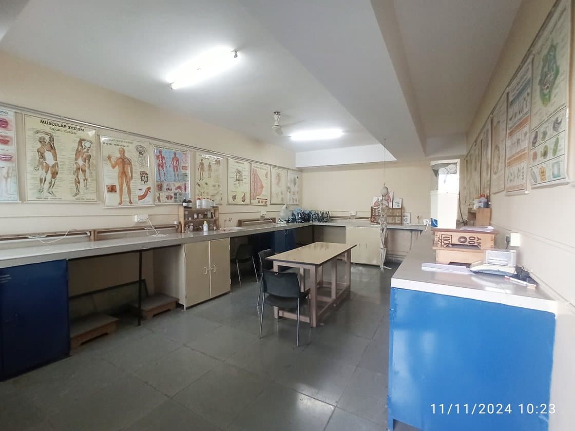 The school science lab