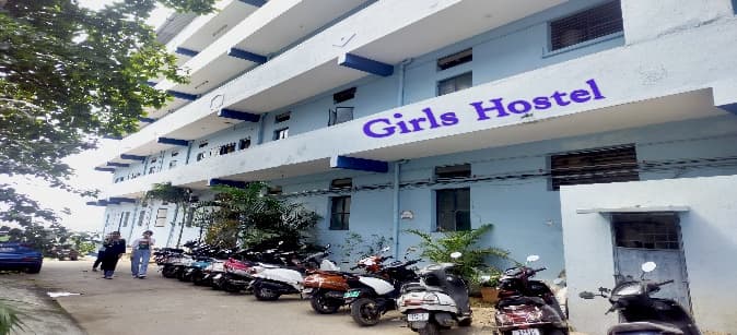 The girls' hostel building
